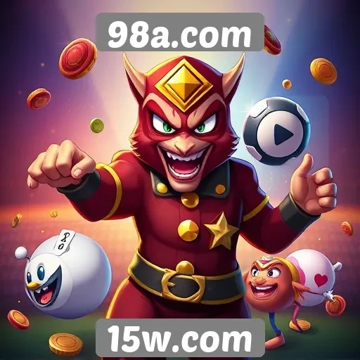 Opções de jogos disponíveis no site 98a.com